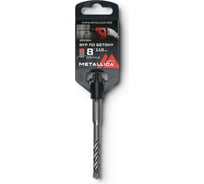 Бур по бетону SDS-plus 8x110/50 мм, Х-напайка, 4 спирали METALLICA Ultra 905364