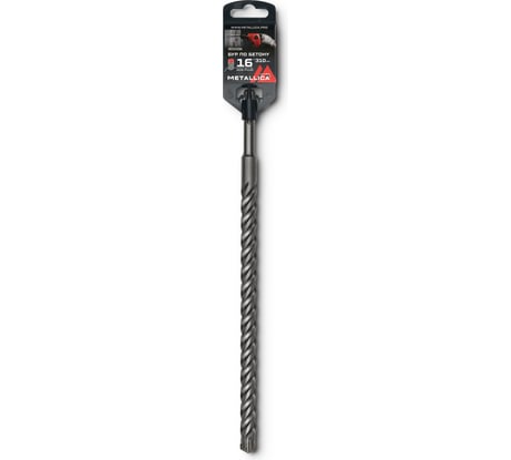 Бур по бетону SDS-plus 16x310/250 мм, Х-напайка, 4 спирали METALLICA Ultra 905586