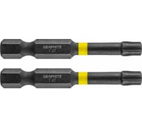 Биты ударные Graphite TX27 x 50 мм 1/4" S2 2 шт. 56H527