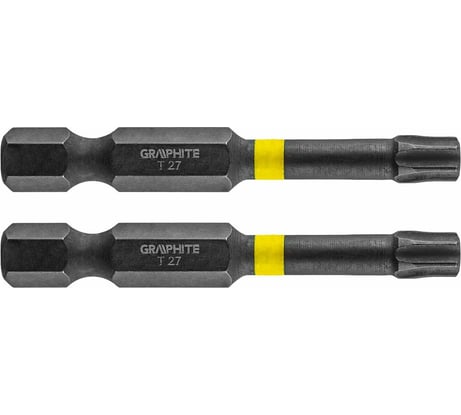 Биты ударные Graphite TX27 x 50 мм 1/4" S2 2 шт. 56H527