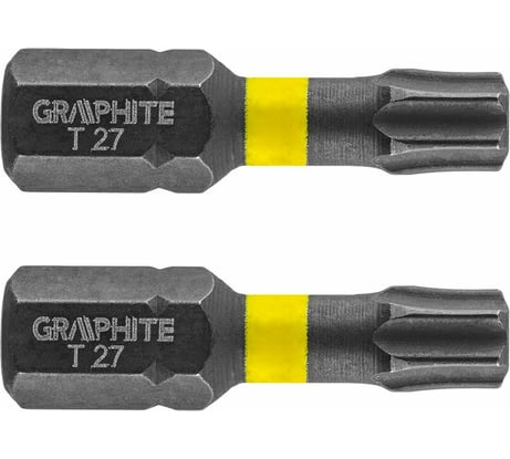 Биты ударные Graphite TX27 x 25 мм 1/4" S2 2 шт. 56H515
