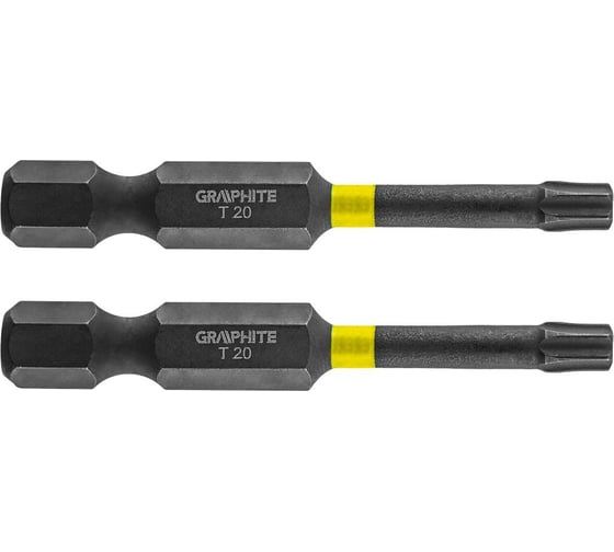 Биты ударные Graphite TX20 x 50 мм 1/4" S2 2 шт. 56H525 1