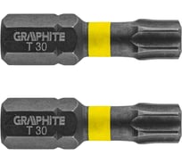Биты ударные Graphite TX30 x 25 мм 1/4" S2 2 шт. 56H516
