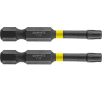 Биты ударные Graphite TX25 x 50 мм 1/4" S2 2 шт. 56H526