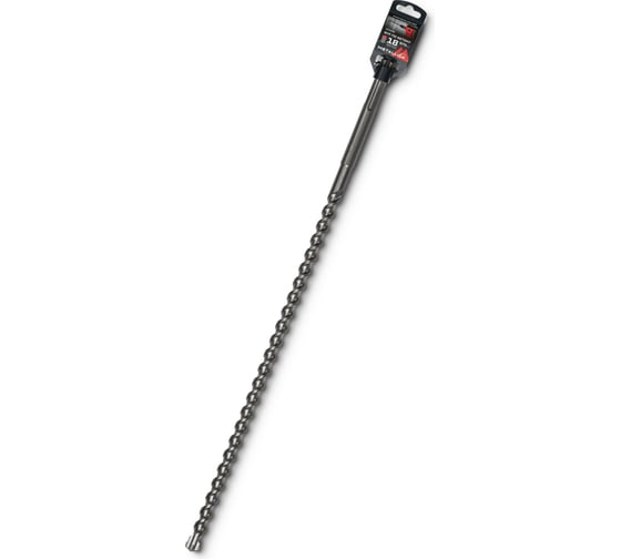 Бур по бетону SDS-max 18x670/530 мм, Х-напайка, 2 спирали METALLICA Ultra 905999 1