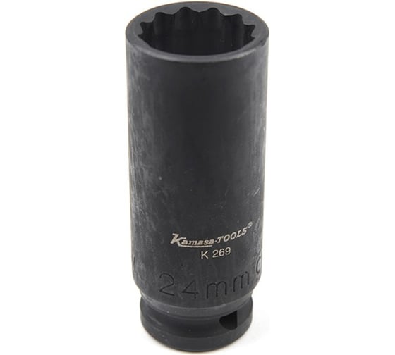 Головка торцевая 12-гранная удлиненная (24 мм; 85 мм; 1/2DR) Kamasa Tools K 269 1