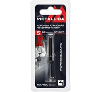 Коронка алмазная 5x65 мм, #60, по керамограниту, плитке, в блистере METALLICA Ultra 901687
