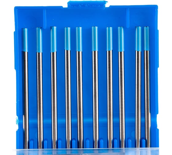 Электроды вольфрамовые WL-20-175 (10 шт; 2.4 мм; синий; AC/DC) Gigant G-601