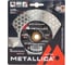 Диск алмазный для резки и шлифовки по керамограниту 125x22.2 мм, H=24 мм METALLICA Ultra 900727 1
