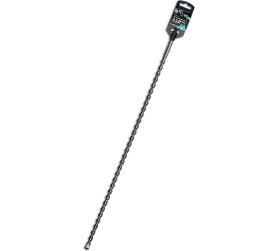 Бур по бетону SDS-plus 12x600x550 мм, напайка с центром, 2 спирали METALLICA Optima 904442 1