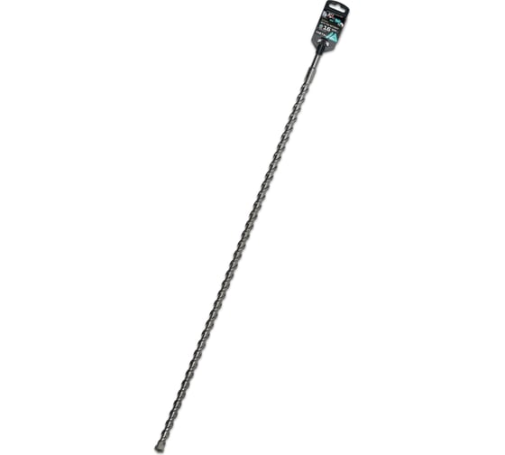 Бур по бетону SDS-plus 16x800x750 мм, напайка с центром, 2 спирали METALLICA Optima 904664