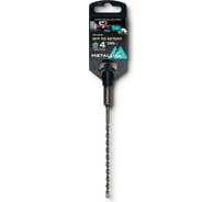 Бур по бетону SDS-plus, 4x160х100 мм, напайка с центром, 2 спирали METALLICA Optima 904008