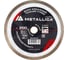 Диск алмазный тонкий турбо 200x25.4/22.2 мм, H=10 мм, по керамограниту METALLICA Ultra 900635 2