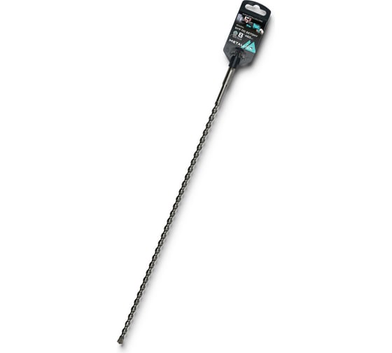 Бур по бетону SDS-plus, 8x460х400 мм, напайка с центром, 2 спирали METALLICA Optima 904251 1