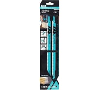 Пилки для лобзика T744D, 180/155 мм, шаг 4 мм, HCS, грубый рез, по дереву, 2 шт METALLICA Optima 907597