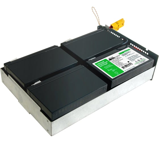 Сменный батарейный картридж для ИБП МНОГОТОКА RBC159 серия Practic - APC: 24 В, 18 Ач, 12,6 кг RBC159 Practic