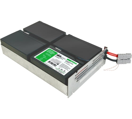 Сменный батарейный картридж для ИБП APC: 24 В, 14.4 Ач, 10.91 кг МНОГОТОКА RBC23 Practic 1