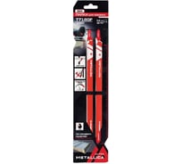 Пилки для лобзика T718GF, 180/155 мм, шаг 0.8 мм, BiM, по сэндвич панелям 50-120 мм, 2 шт METALLICA Ultra 908037