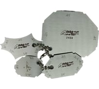 Шаблон для измерения угловых швов 1/8 - 3/4 дюйм (с первичной калибровкой) АЛЬФА-НДТ УП-00004197