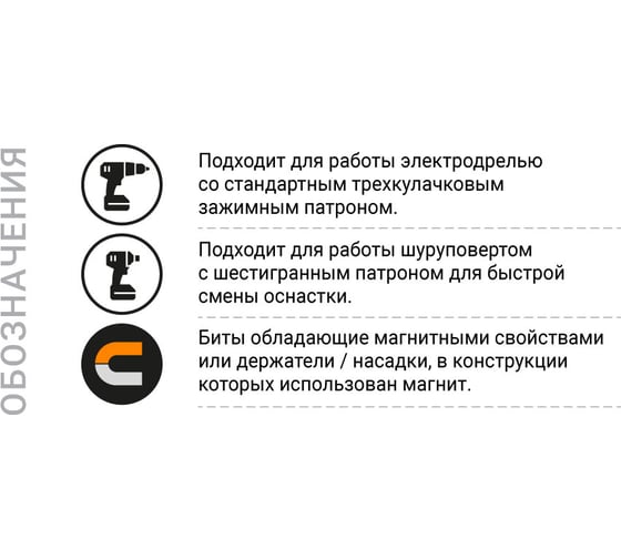 Магнитные насадки для бит, 2 шт карта MAGNEO RING NOX 334600-2