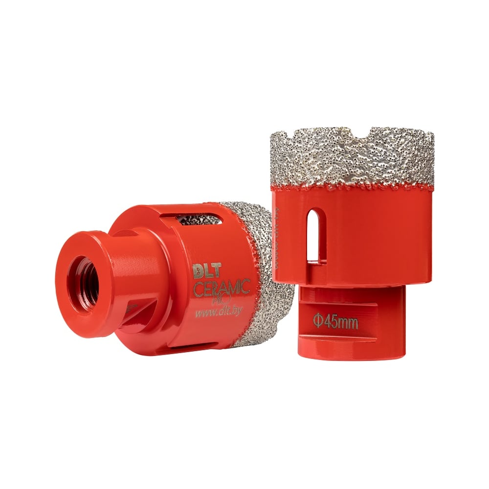 Коронка алмазная для плитки и камня CERAMIC PRO, 45 мм DLT 0498 ...