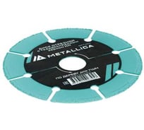 Диск отрезной с твердоcплавным зерном по дереву 125x22.2 мм Т=2.0 мм, P60 для УШМ METALLICA Optima 903964