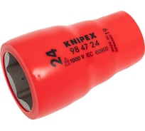 Насадка для торцевых ключей 24 мм, 1/2"DR, 1000 V Knipex KN-984724