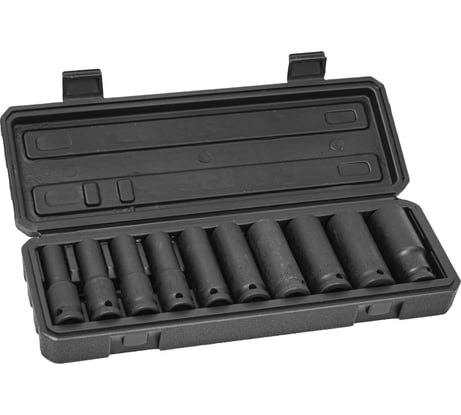 Набор удлиненных головок 10 шт, 10-24 мм, 1/2"DR KINGQUEEN WIB-11001