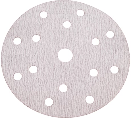 Диск AC627 White 150 мм, 15 отверстий, Р180, 100 шт Hanko AC627.150.15.0180