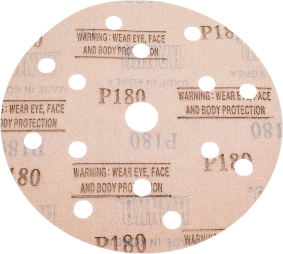 Диск AC627 White 150 мм, 15 отверстий, Р180, 100 шт Hanko AC627.150.15.0180