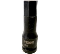 Головка-бита ударная 6-гранная 12 мм, 1/2"DR Forcekraft FK-24407812MPB (27060)