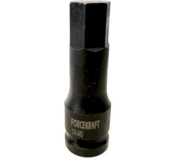Головка-бита ударная 6-гранная 12 мм, 1/2"DR Forcekraft FK-24407812MPB (27060) 1