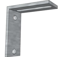 Упор угловой с двумя отверстиями GIGHALL 120-128-30-8