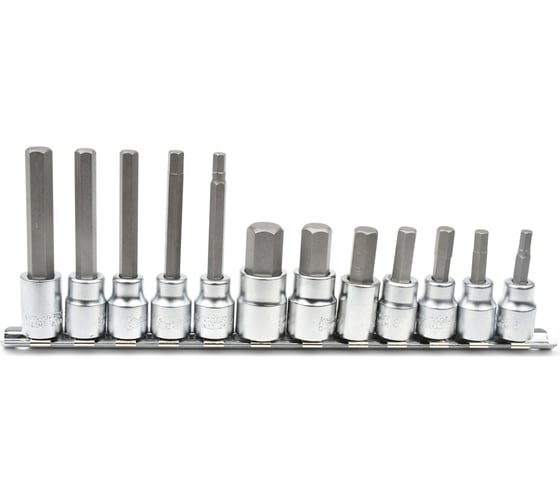 Набор головок со вставками 6-гранных (12 шт; 3/8"; 5-14 мм) Kamasa Tools K 4102 1