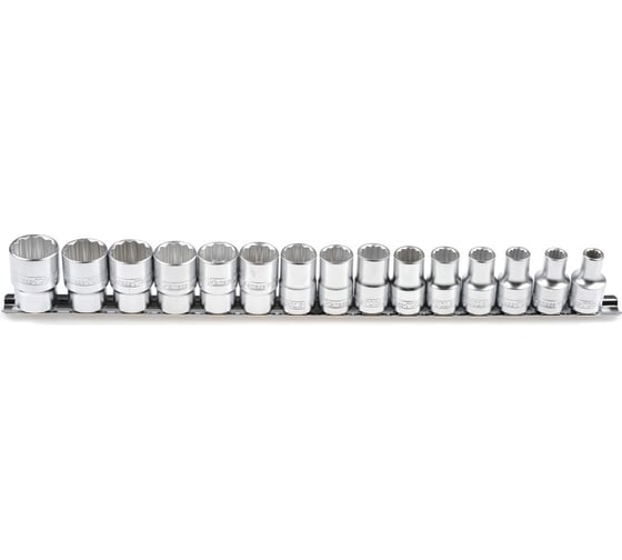 Набор головок 12-гранных (15 шт; 1/2"; 8-22 мм) Kamasa Tools K 24902
