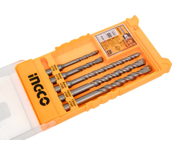 Набор буров SDS-plus 5 шт INGCO AKD2052