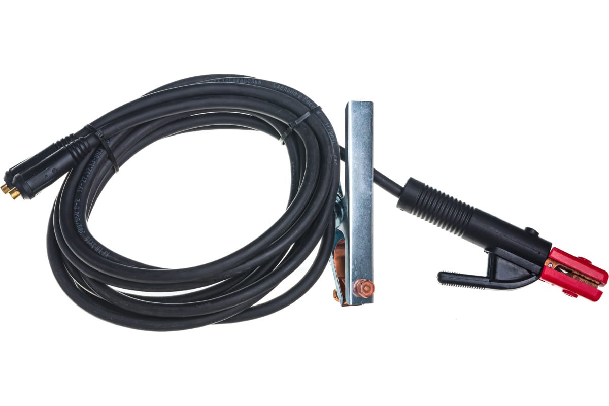 Комплект сварочных кабелей 3 м КГ 16 мм медь Профессионал 014 .