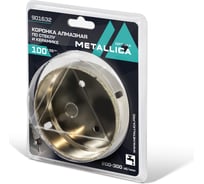 Коронка алмазная 100x55 мм, #80, по стеклу и плитке METALLICA Optima 901632