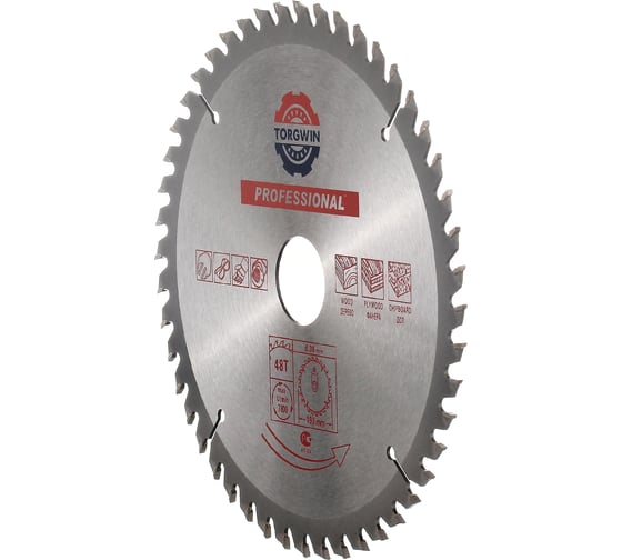 Пильный диск по дереву 190x30(20x16) мм, Z48 TORGWIN S62577