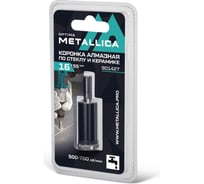 Коронка алмазная 16x55 мм, #80, по стеклу и плитке METALLICA Optima 901427