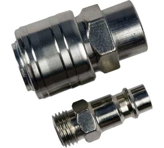 Набор переходников (2 шт, 1/4) с быстросъемным соединением СЕРВИС КЛЮЧ 70604
