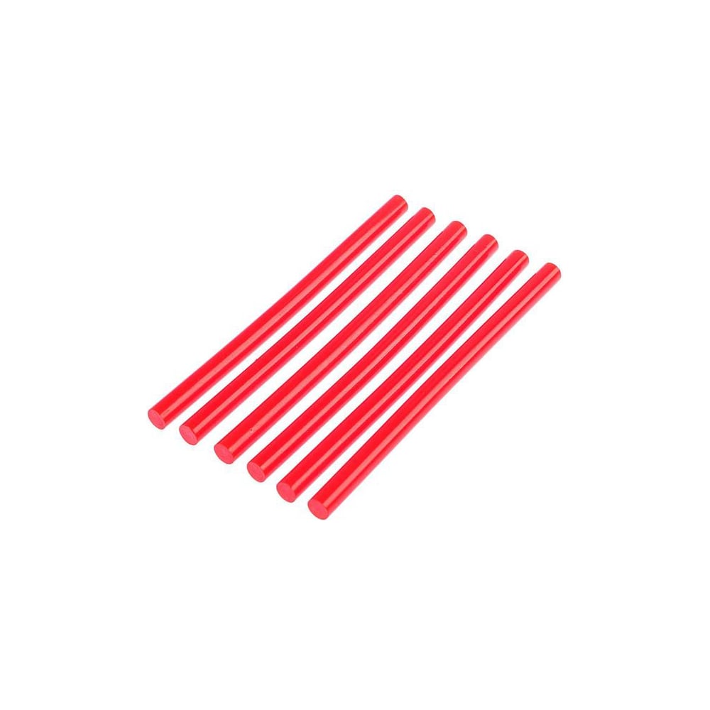 Стержни клеевые красные (6 шт; 11х200 мм) ТУНДРА 4967890 - выгодная ...