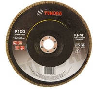 Круг лепестковый торцевой (180х22 мм; Р100) TUNDRA 1300816