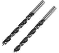 Сверло по дереву (2 шт; 6х93 мм; цилиндрический хвостовик) TUNDRA 1444187