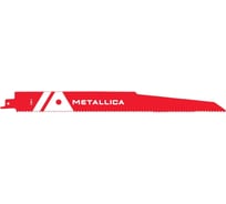 Пилки сабельные S4860DF 300/275 мм, шаг 4 мм, BiM, по дереву и металлу, 2 шт METALLICA Ultra 908372