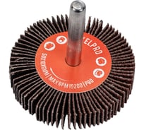 Щетка лепестковая абразивная ROXTOP на шпинделе (50х10х6 мм; Р80) RoxelPro 133506