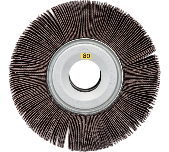 Щетка торцевая лепестковая абразивная ROXTOP (150х50х32 мм; Р80) RoxelPro 132462 1