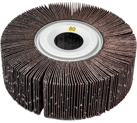 Щетка торцевая лепестковая абразивная ROXTOP (150х50х32 мм; Р80) RoxelPro 132462