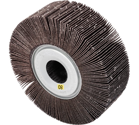 Щетка торцевая лепестковая абразивная ROXTOP (150х50х32 мм; Р80) RoxelPro 132462