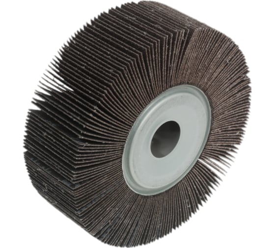 Щетка торцевая лепестковая абразивная ROXTOP (150х50х25 мм; Р60) RoxelPro 132451